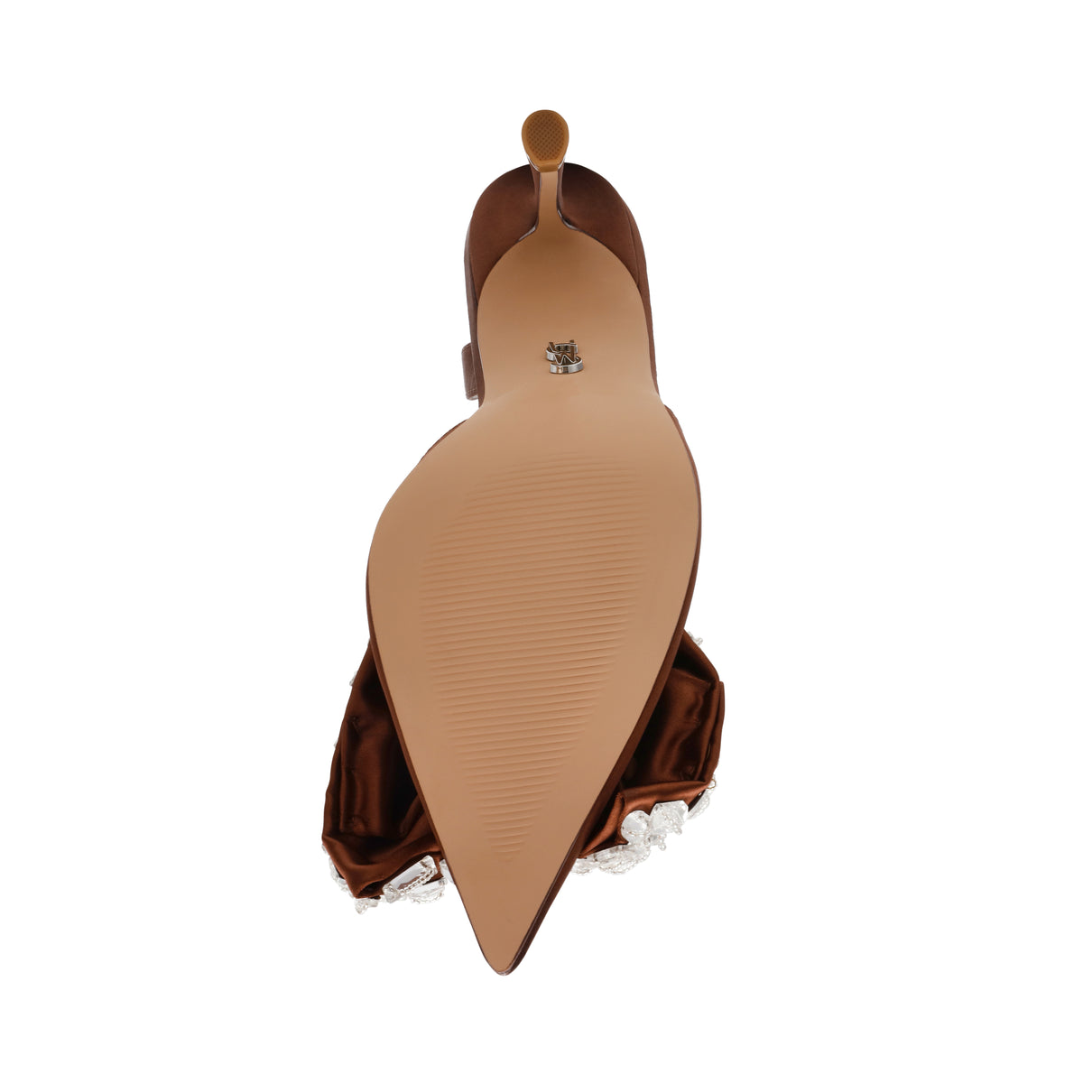 Lovie Women's Brown Satin Heels - view 5