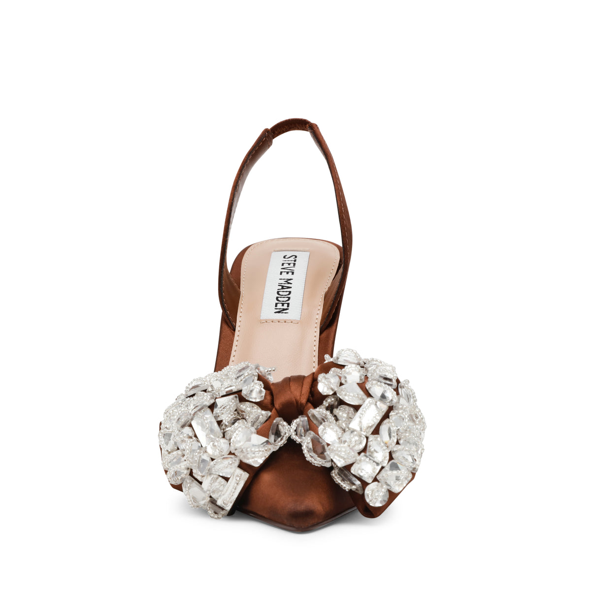 Lovie Women's Brown Satin Heels - view 2