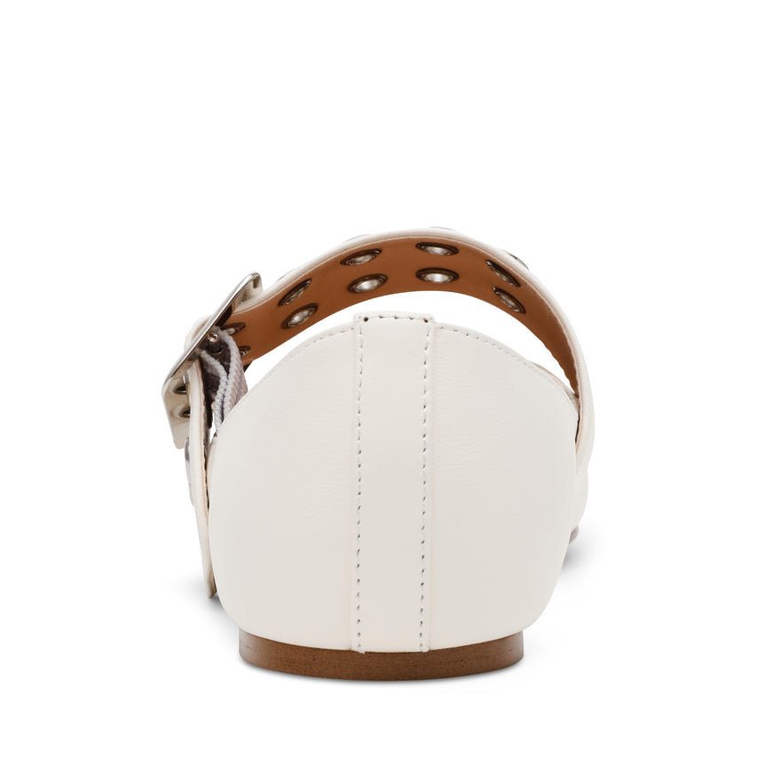 Atlantica Women's Ivory Leather Ballerinas - view 4