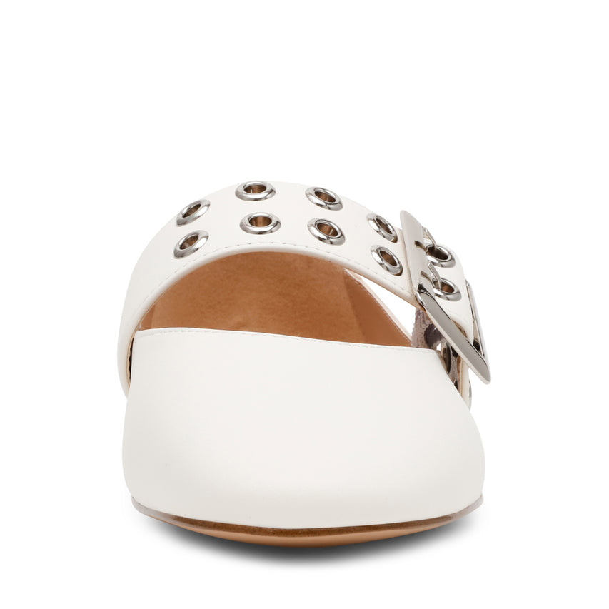 Atlantica Women's Ivory Leather Ballerinas - view 5