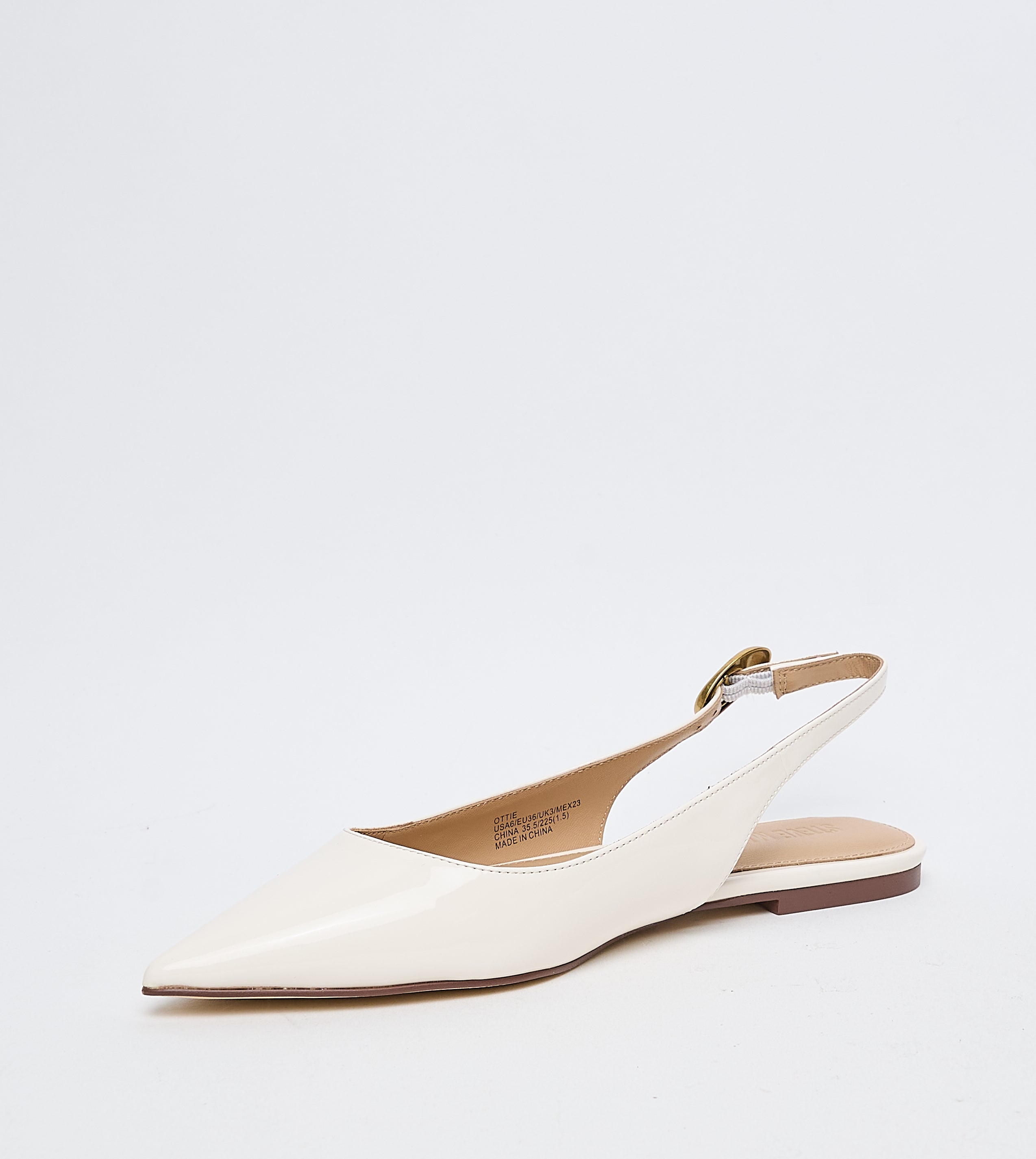 OTTIE LIGHT YELLOW FLAT SANDALS