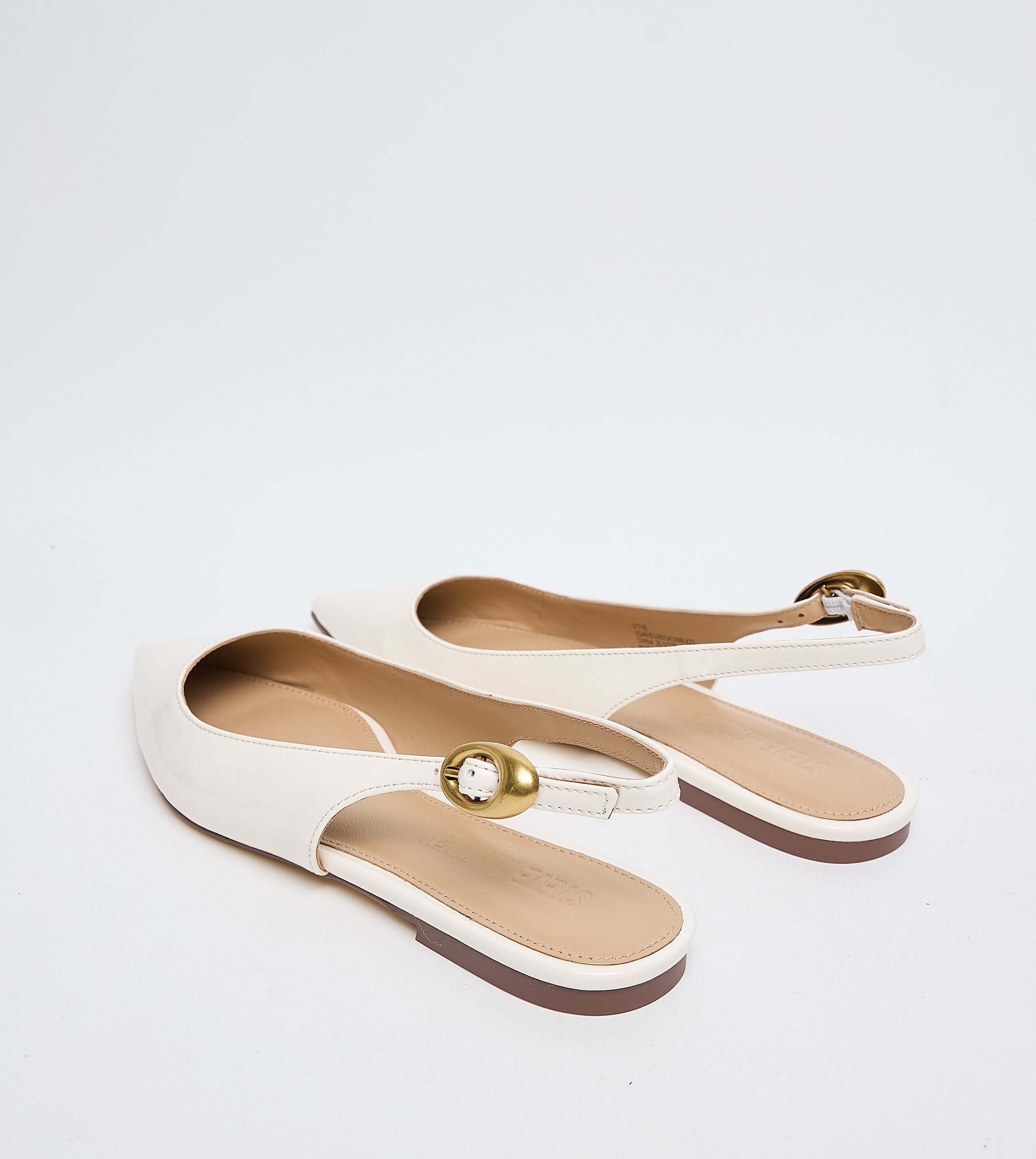 OTTIE LIGHT YELLOW FLAT SANDALS