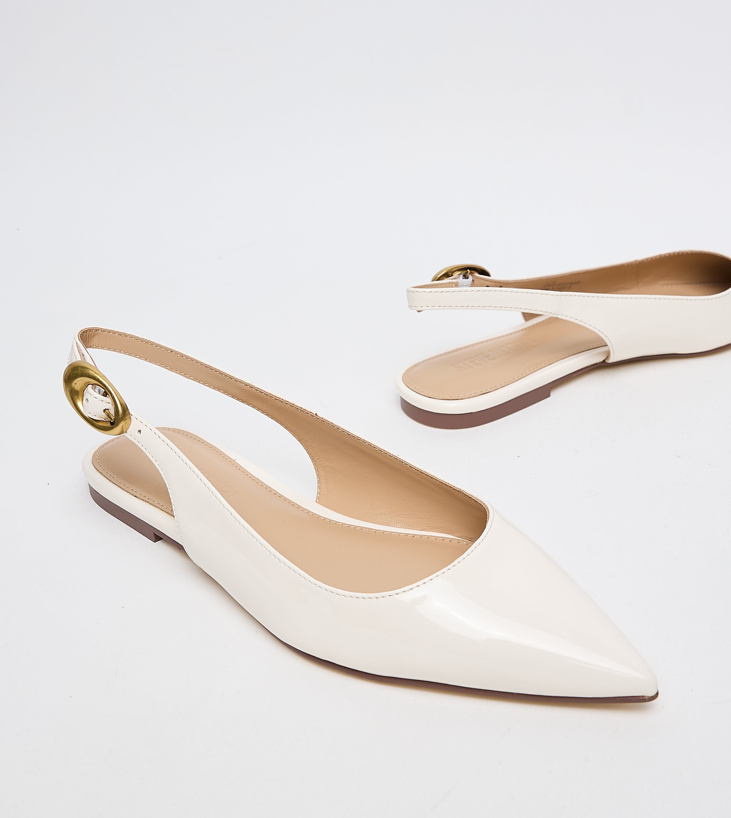 OTTIE LIGHT YELLOW FLAT SANDALS