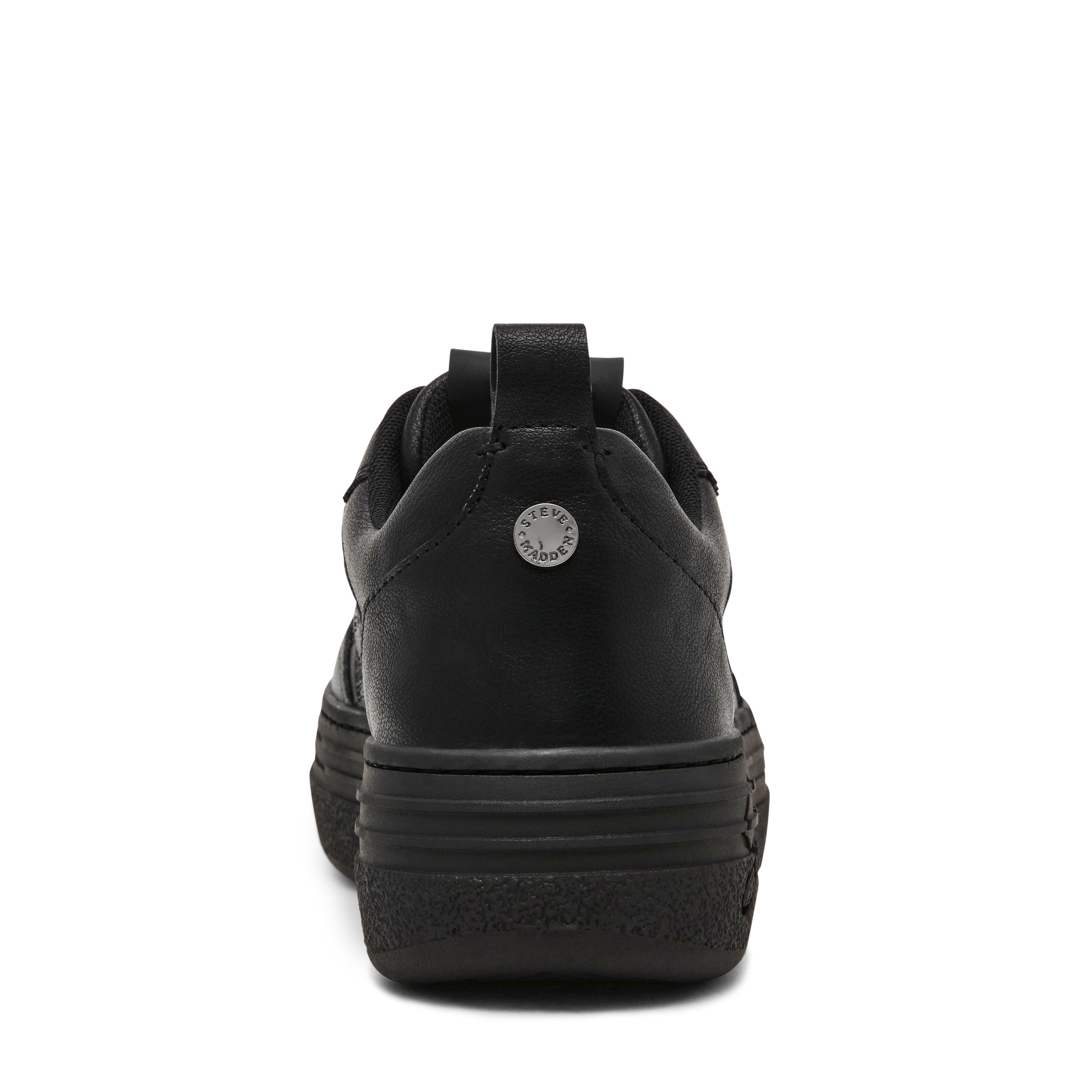 CATAPULT BLACK ACTION LEATHER SNEAKERS