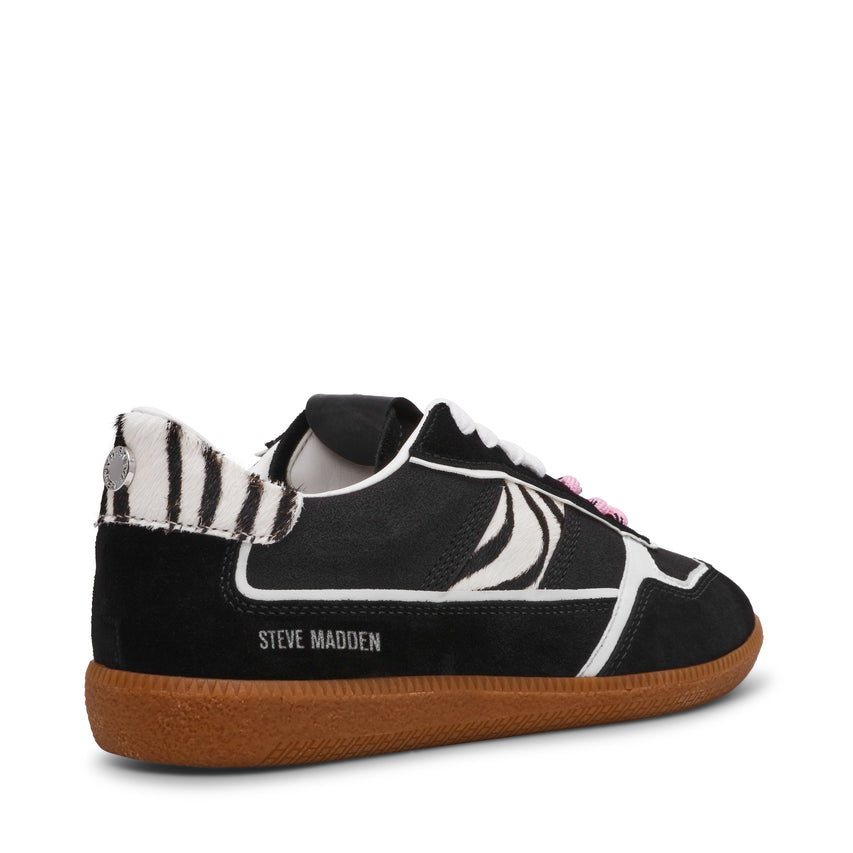 AUGUSTINE BLK/ZEBRA SNEAKERS