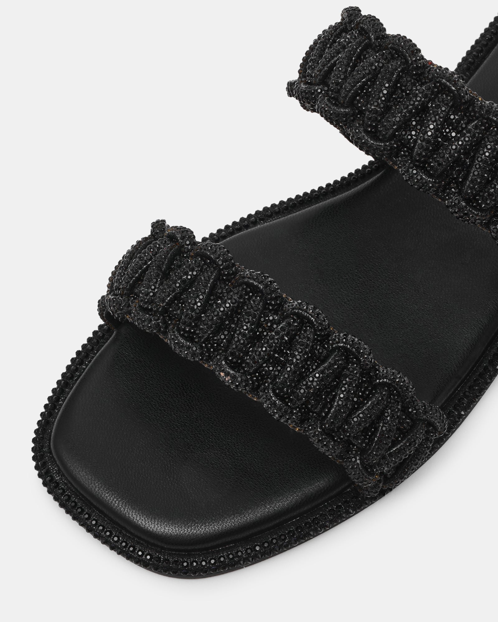 Nyssa Women's Black Flat Sandals - view 3