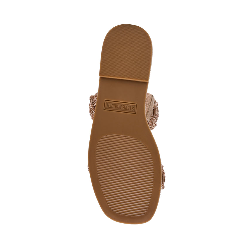 Nyssa Women's Rose Gold Flat Sandals - view 8