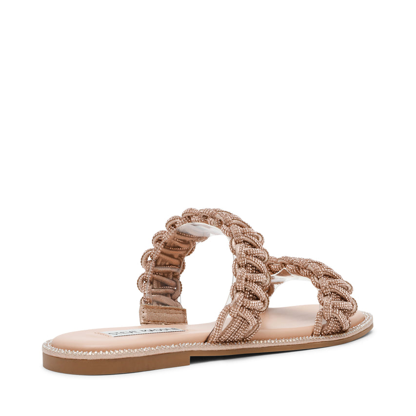 Nyssa Women's Rose Gold Flat Sandals - view 2