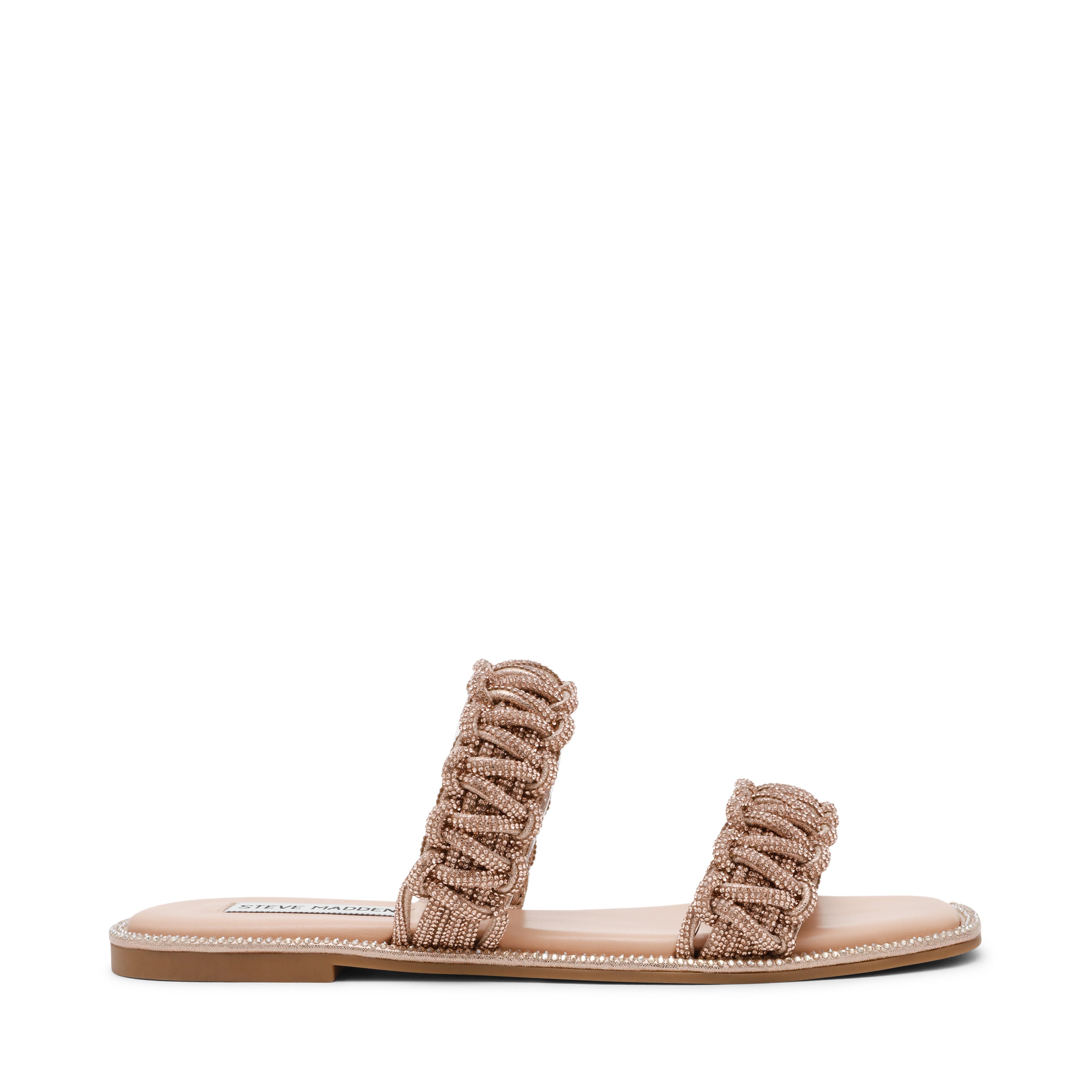 Nyssa Women's Rose Gold Flat Sandals - view 7