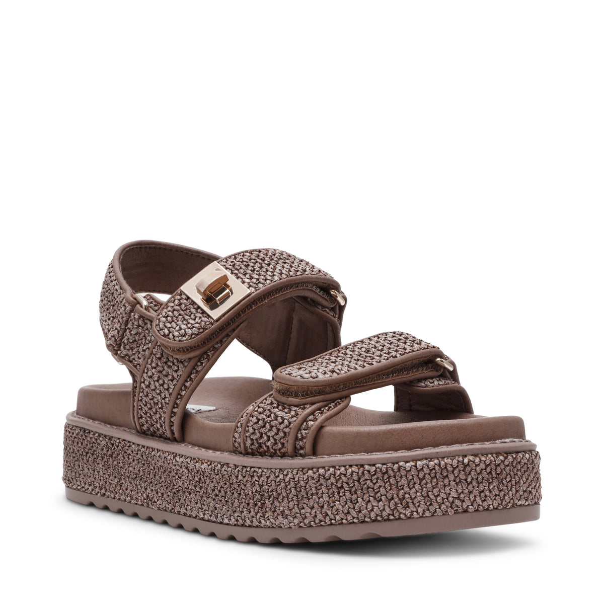 Bigmona Women's Charcoal Flat Sandals