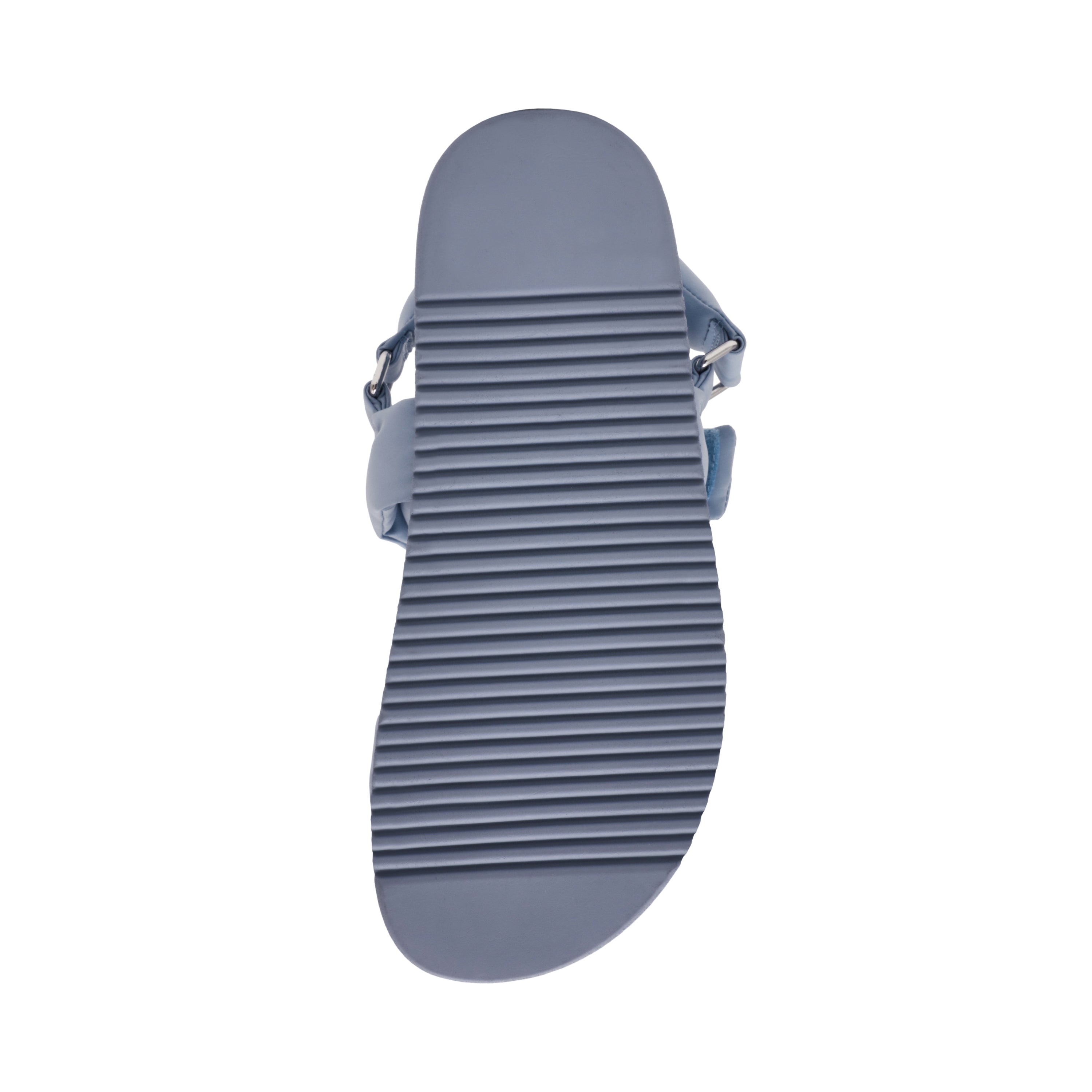 MONAT BLU NYLON FLAT SANDALS