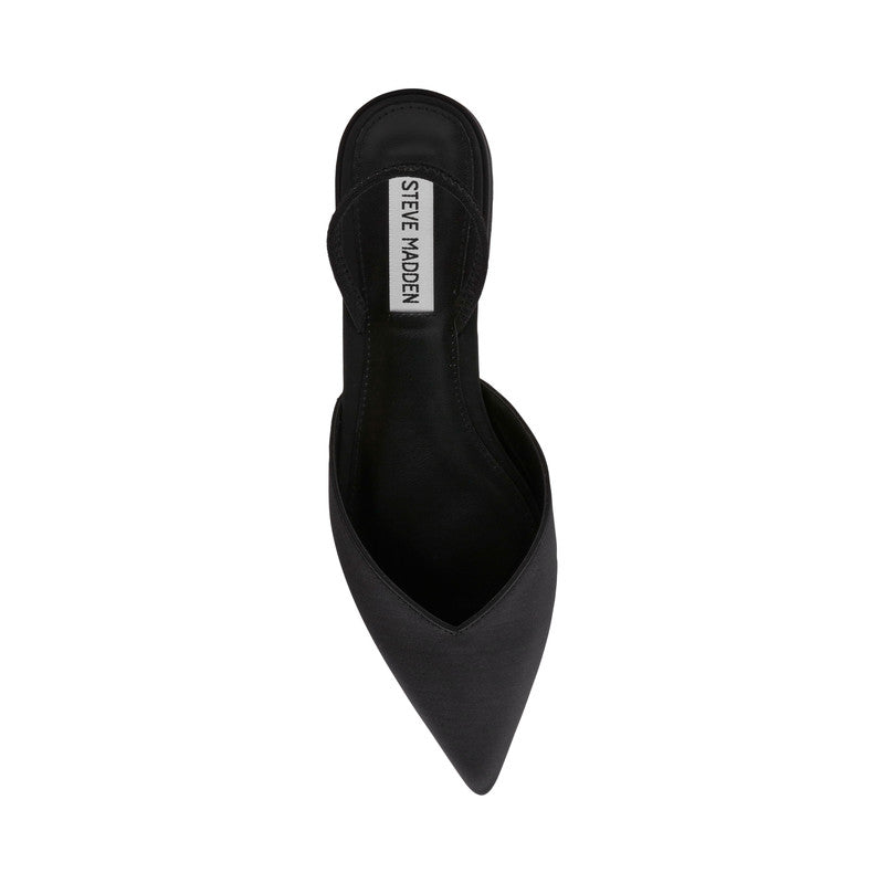 Steve Madden Sierra Ave women's black flat sandals, product view 3