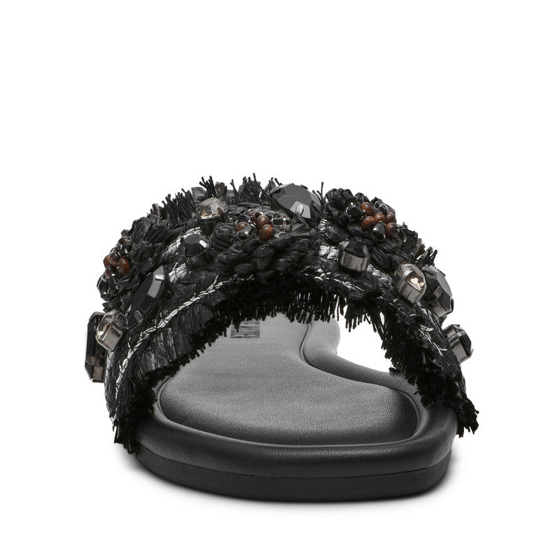 Hampton St. Black Women's Flat Sandals - view 5