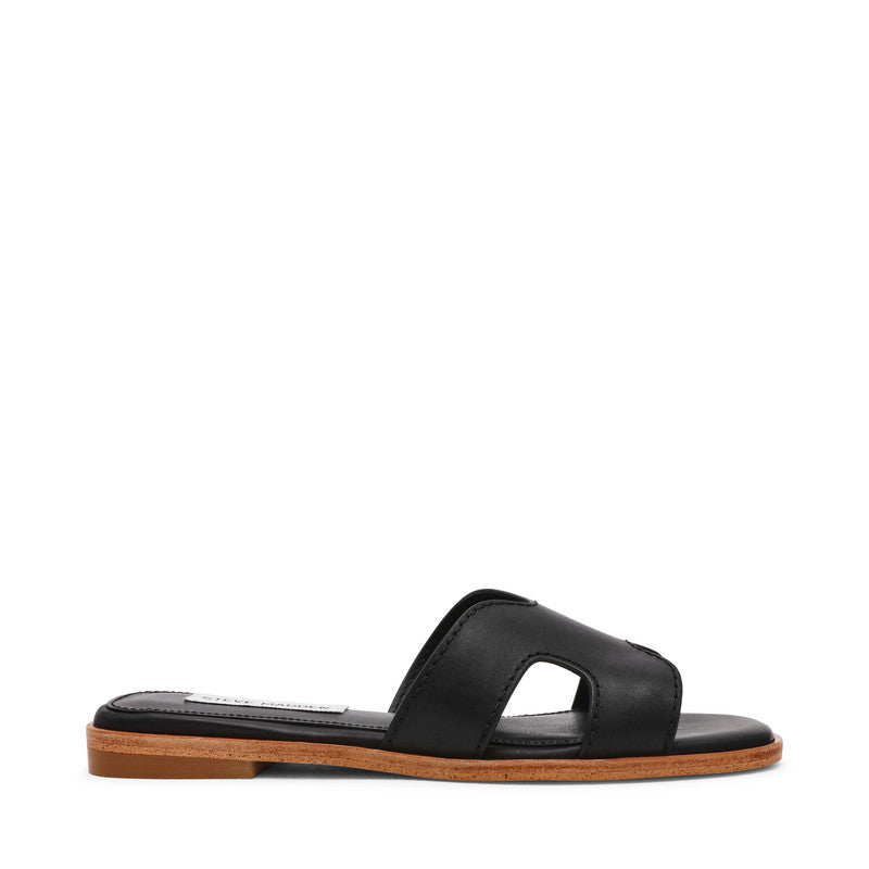 Bond St Black Women's Flat Sandals - view 2