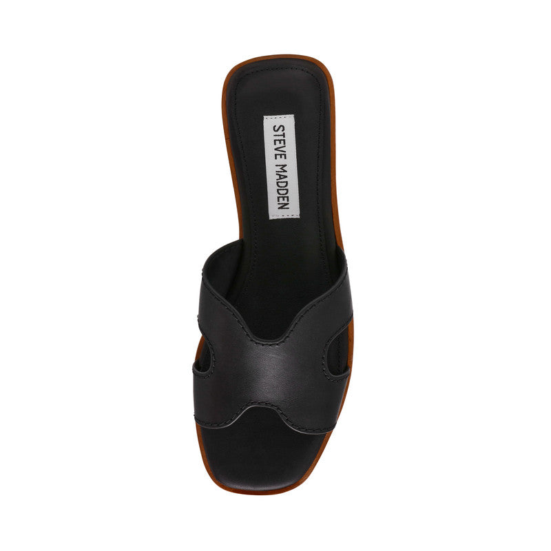 Bond St Black Women's Flat Sandals - view 3