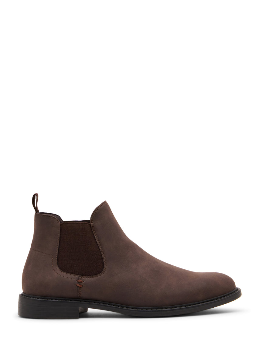 Mslikk Men's Brown Chelsea Boots