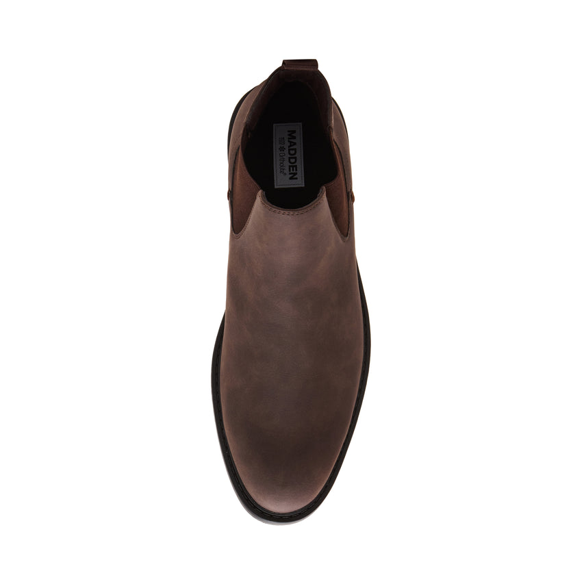 Mslikk Men's Brown Chelsea Boots