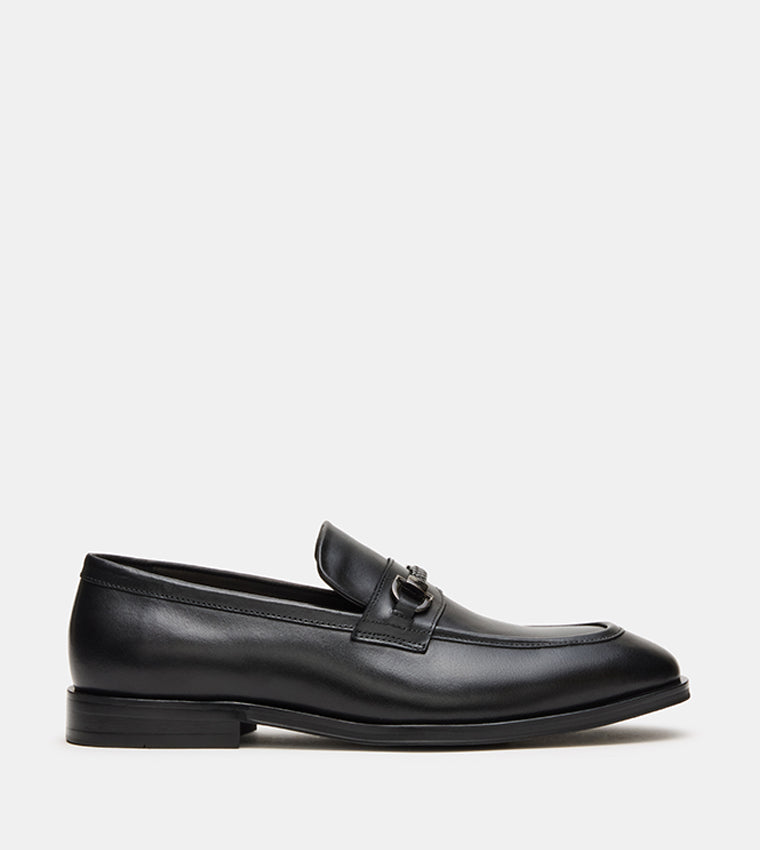 ALBERT BLACK LOAFERS & MOCASSINS