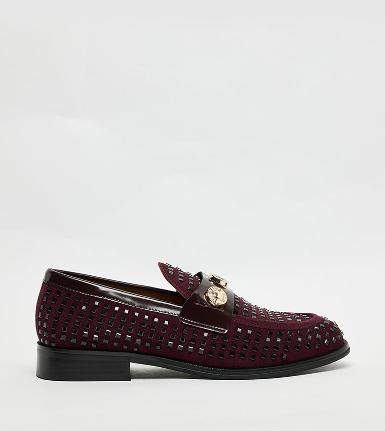 Lazare-N Men's Wine Loafers & Mocassins