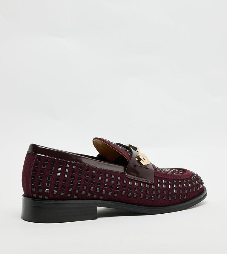 Lazare-N Men's Wine Loafers & Mocassins - view 3