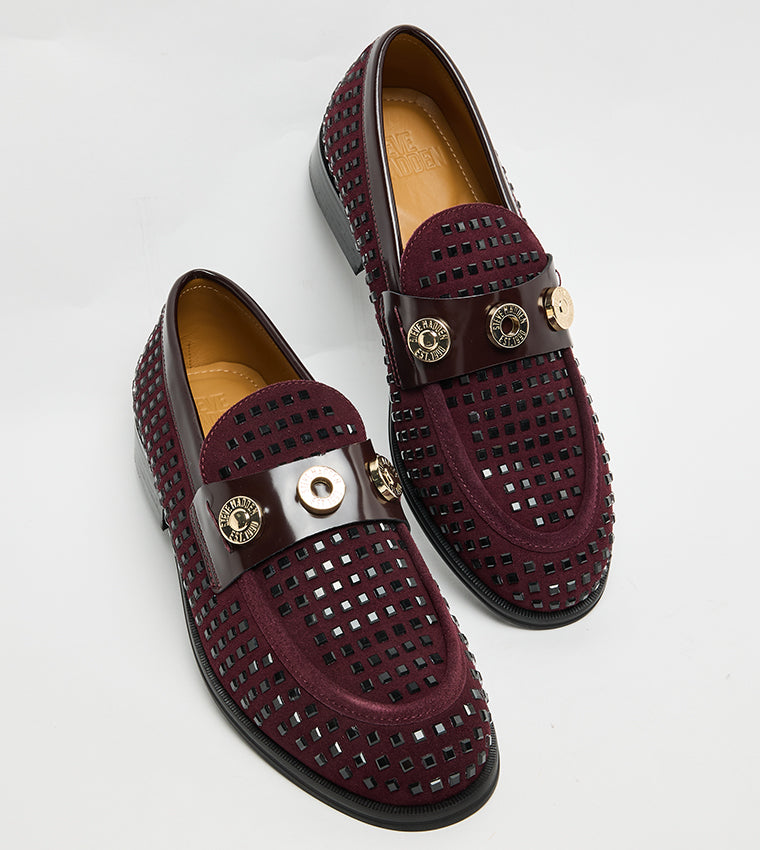 Lazare-N Men's Wine Loafers & Mocassins - view 4