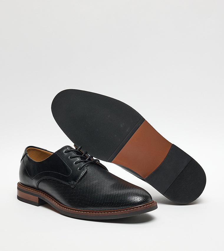 Mmakai Black Men's Formal Lace-Up Shoes - view 4