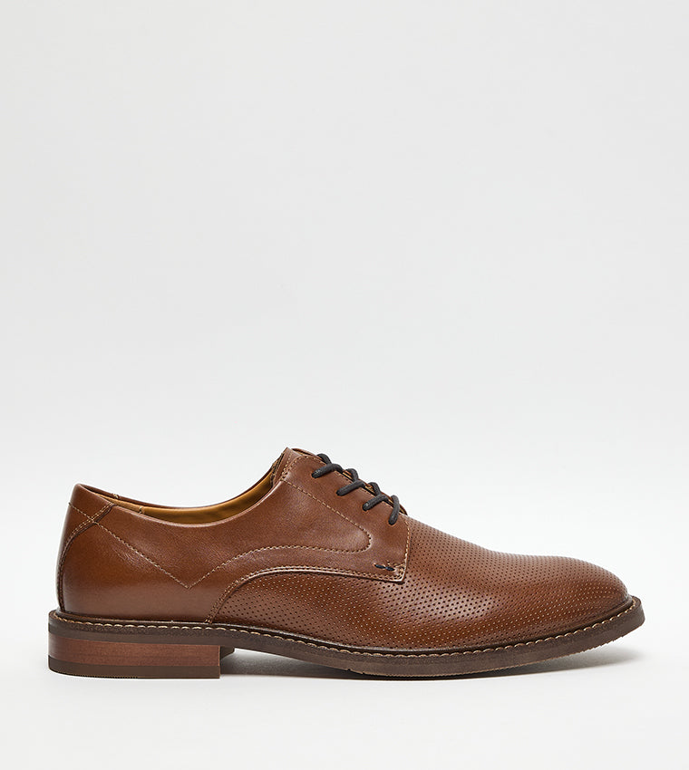 Mmakai Cognac Men's Formal Lace-Up Shoes