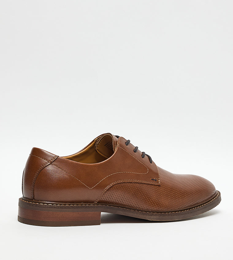 Mmakai Cognac Men's Formal Lace-Up Shoes - view 3
