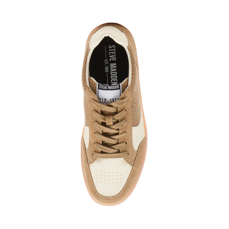 Leobardo Men's Cream Lace-Up Shoes - view 5