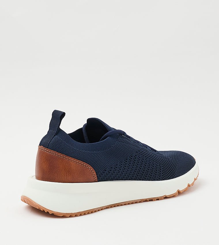 Mnulline Men's Navy Lace-Up Shoes - view 3