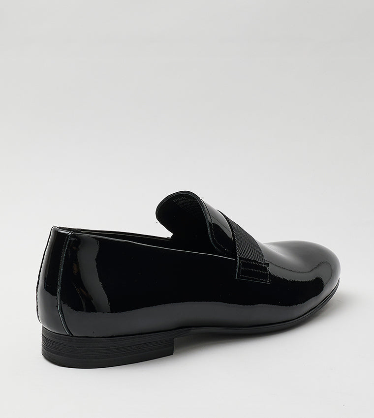 Braxel Men's Black Patent Leather Lace-Up Shoes - view 3