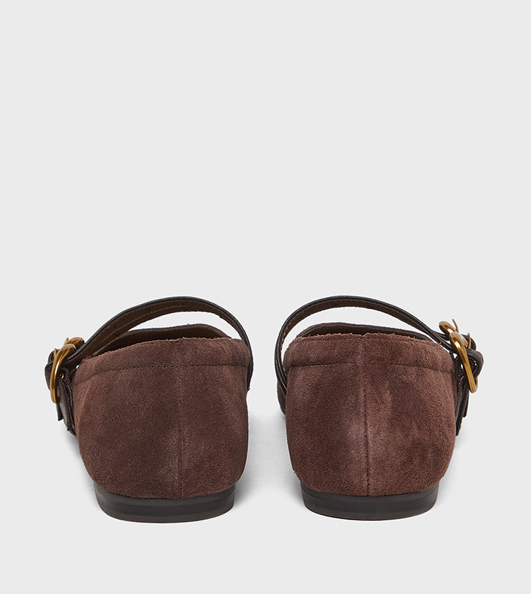 Arista Grommet Mahogany Women's Ballet Flats - view 5