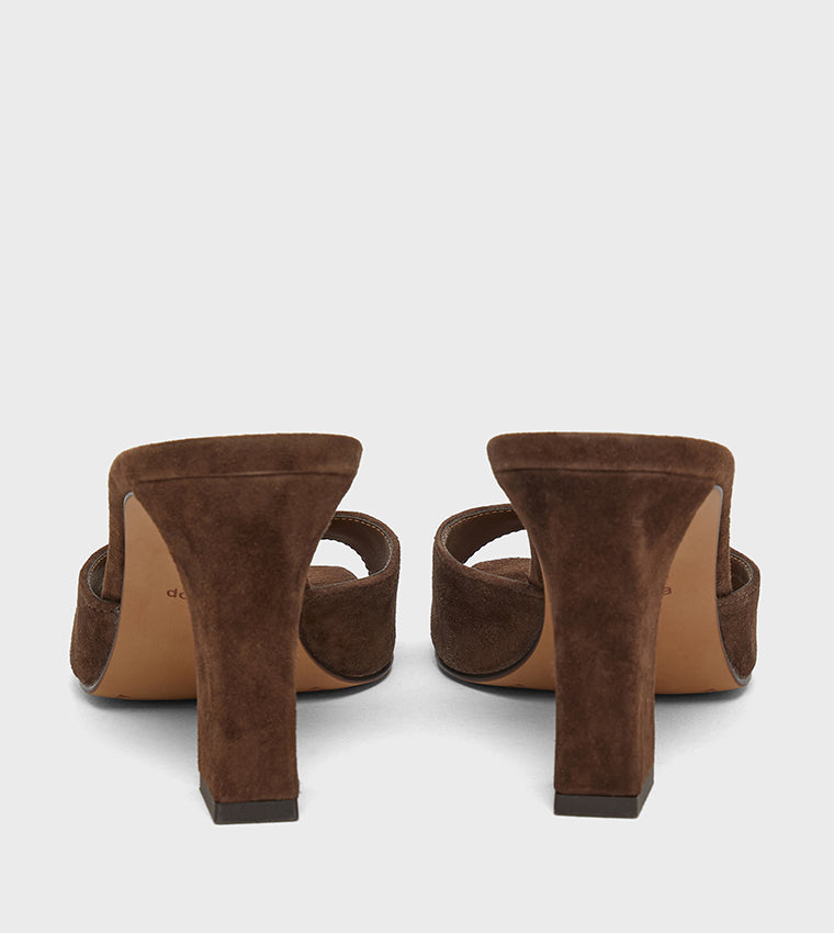 Thamid Dark Brown Women's Flat Sandals - view 5