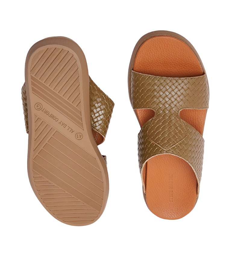 20152 Men's Mushroom Tan Arabic Sandals - view 3