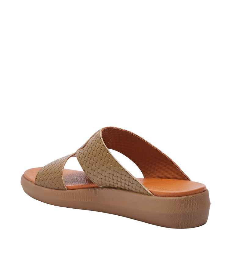 20152 Men's Mushroom Tan Arabic Sandals - view 4