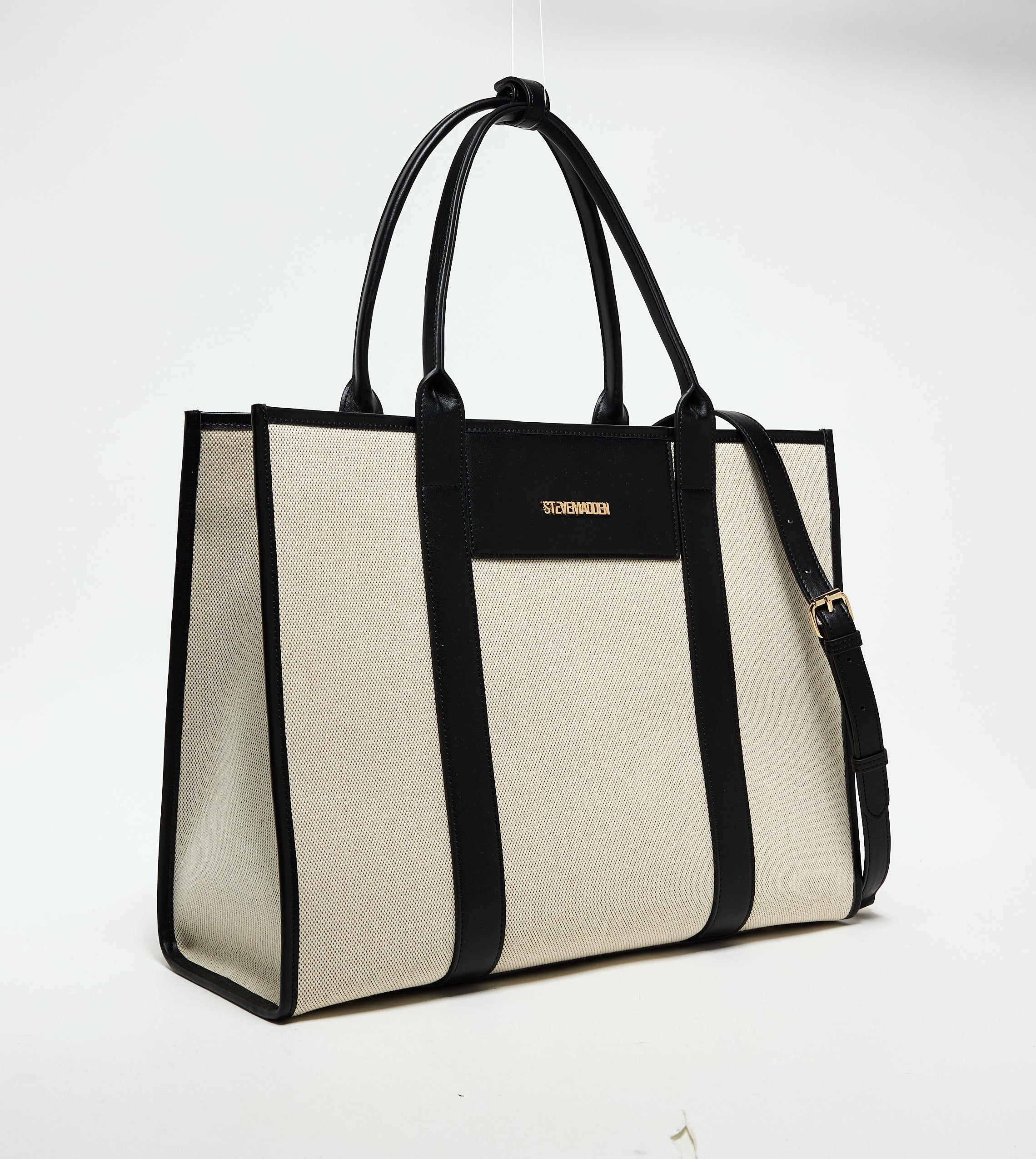 SM906606-1 BLACK TOTE BAG