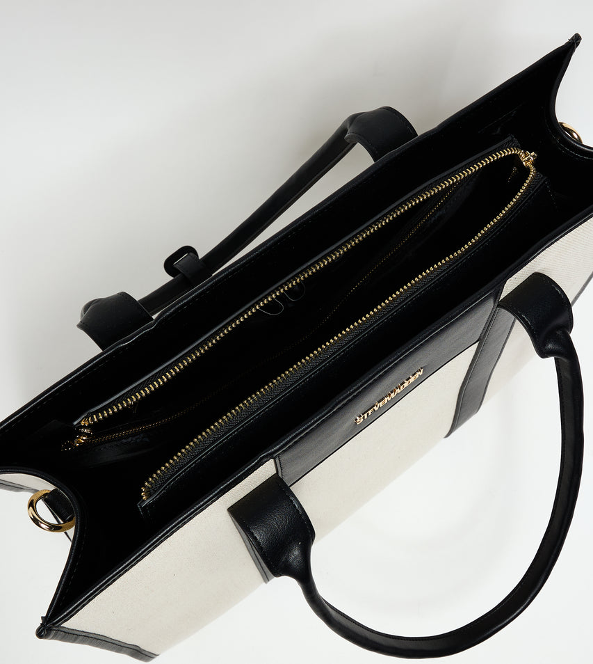 SM906606-1 BLACK TOTE BAG