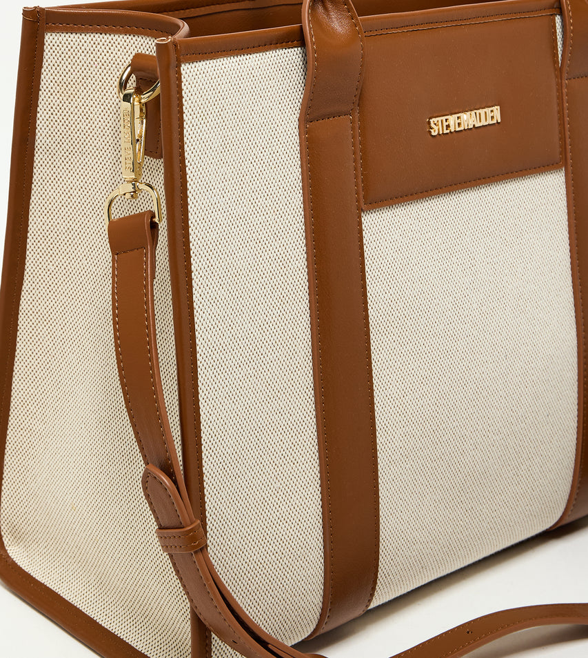 MINIMALIST BROWN TOTE BAG