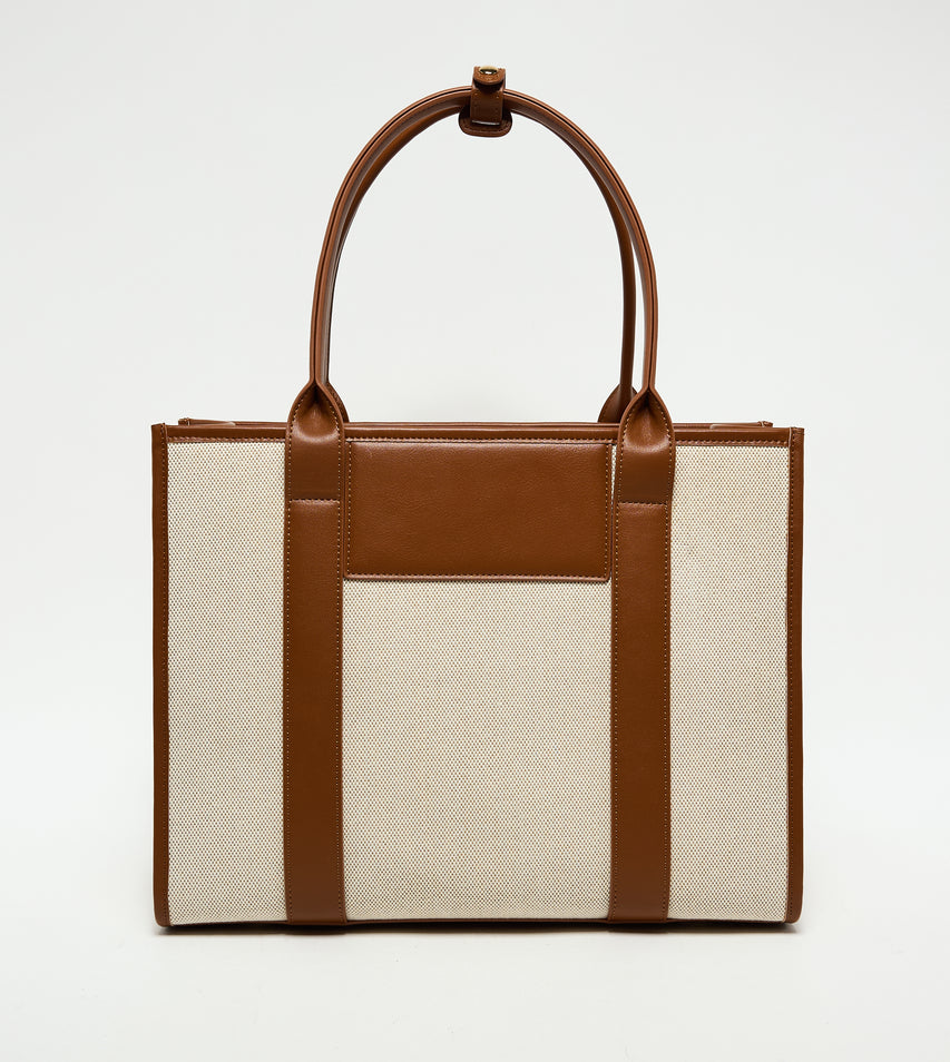 MINIMALIST BROWN TOTE BAG