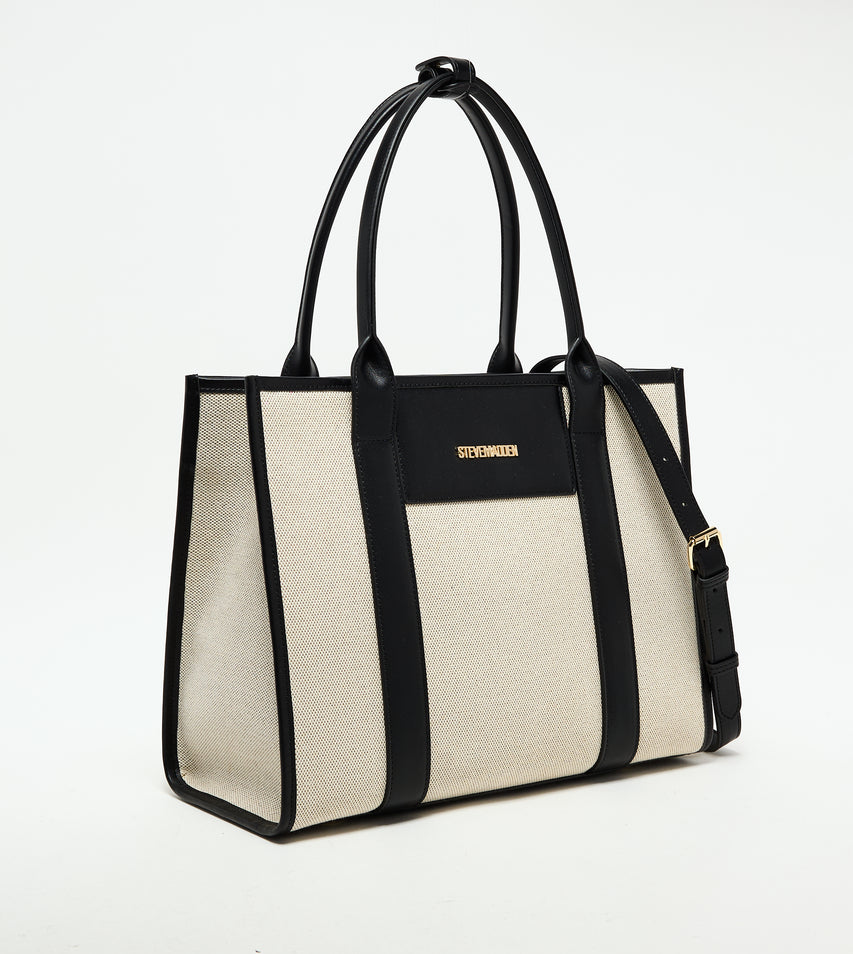 MINIMALIST BLACK TOTE BAG