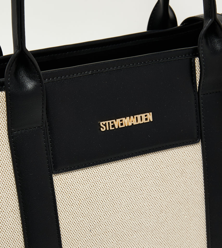 MINIMALIST BLACK TOTE BAG