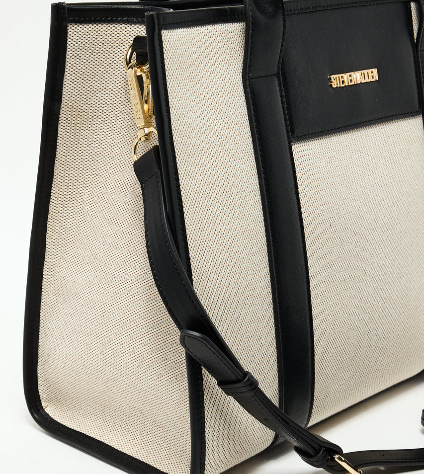 MINIMALIST BLACK TOTE BAG