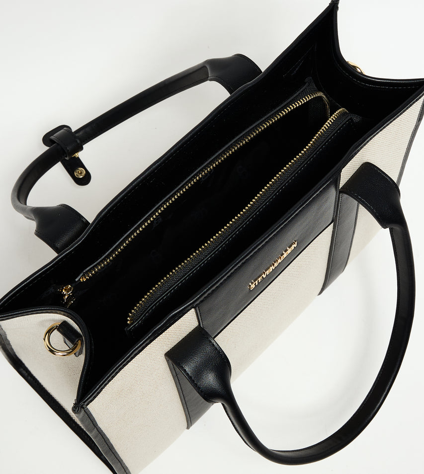 MINIMALIST BLACK TOTE BAG