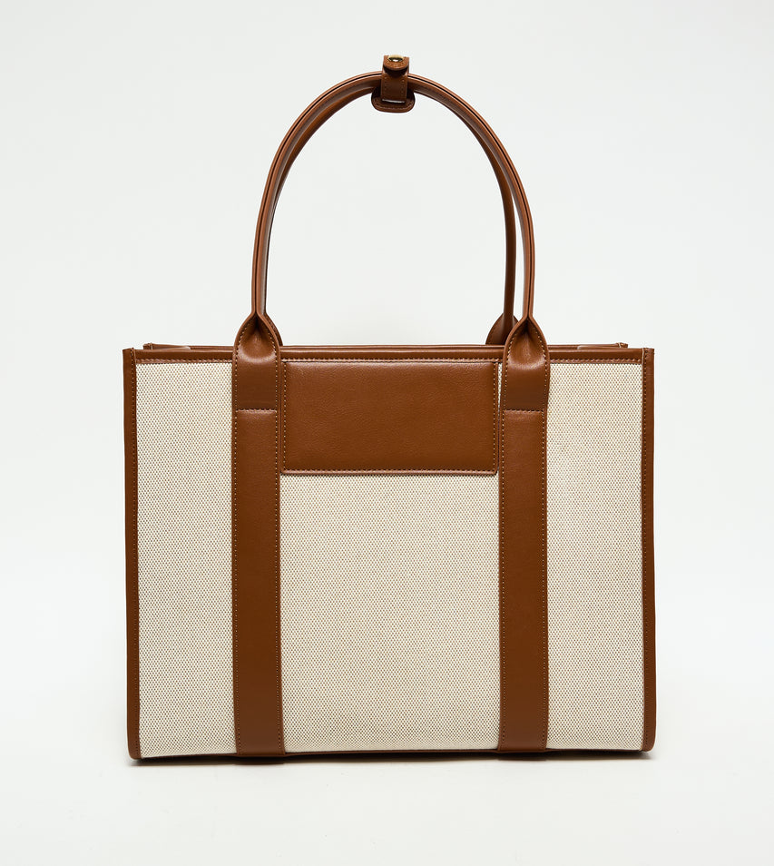 MINIMALIST BROWN TOTE BAG