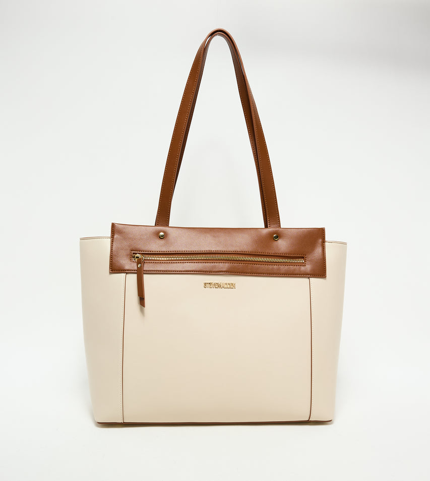 MINIMALIST BROWN TOTE BAG