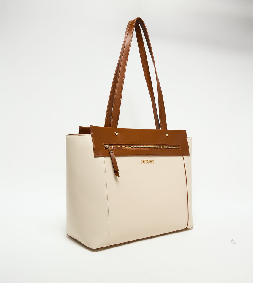 MINIMALIST BROWN TOTE BAG