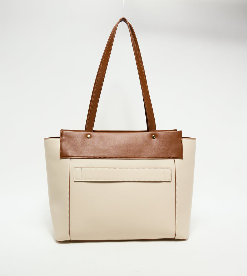 MINIMALIST BROWN TOTE BAG