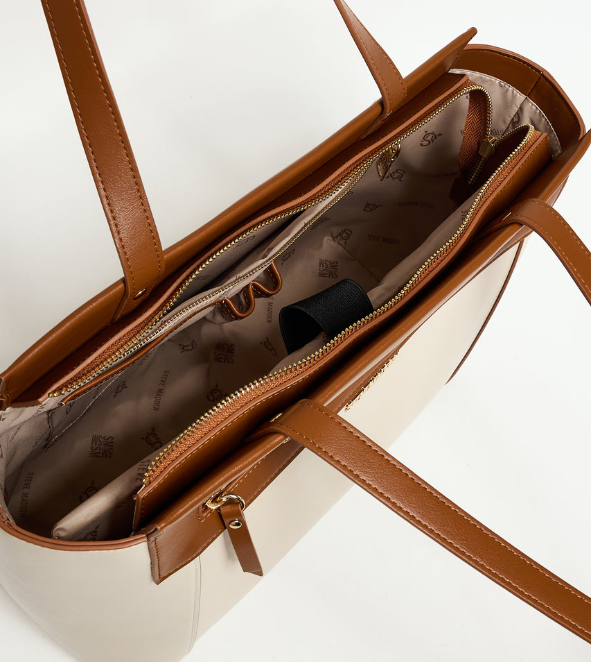 MINIMALIST BROWN TOTE BAG