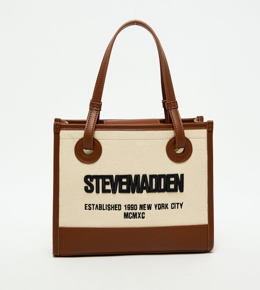 CARRYALL LOGO OFF WHITE TOTE BAG