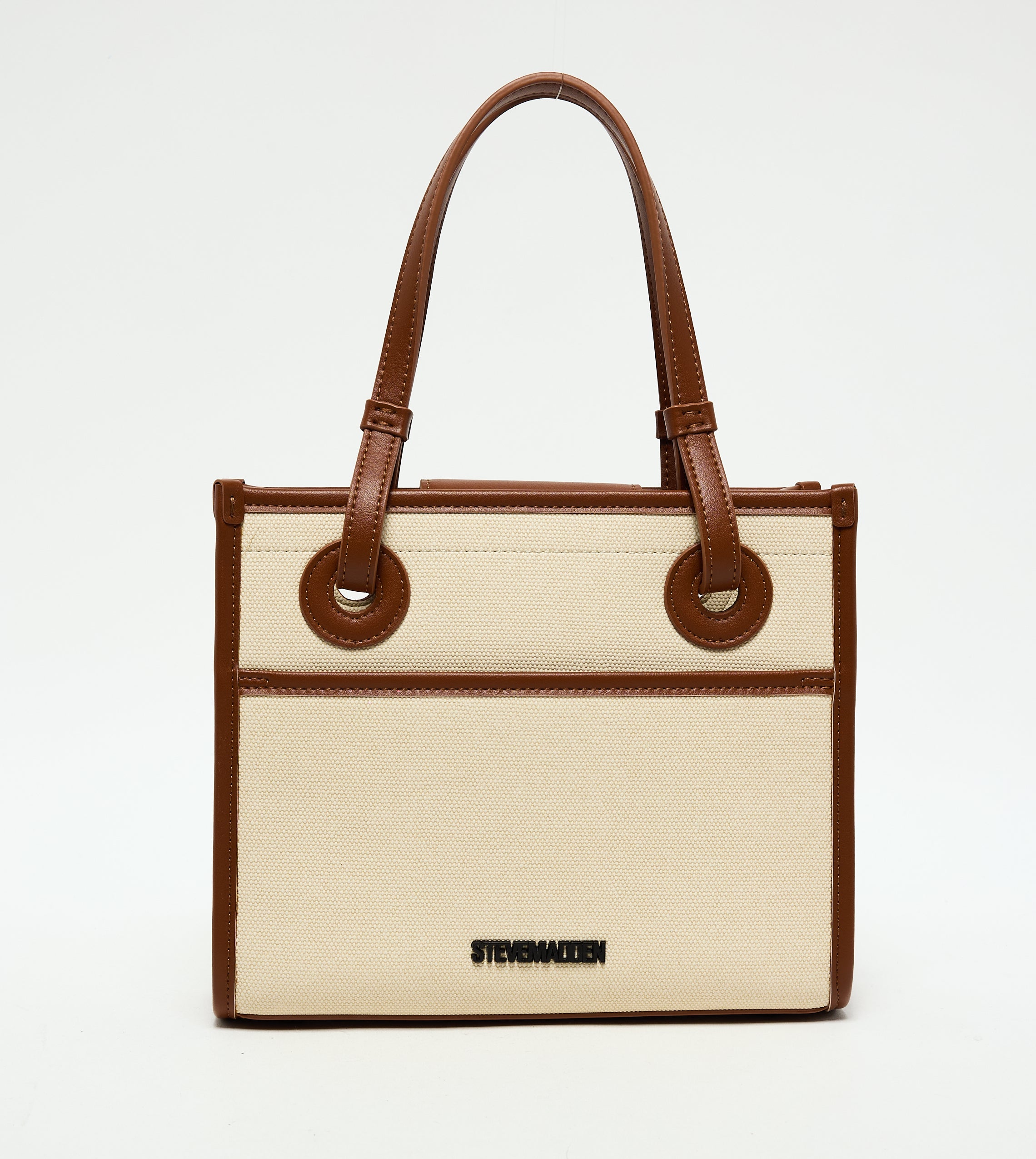CARRYALL LOGO OFF WHITE TOTE BAG